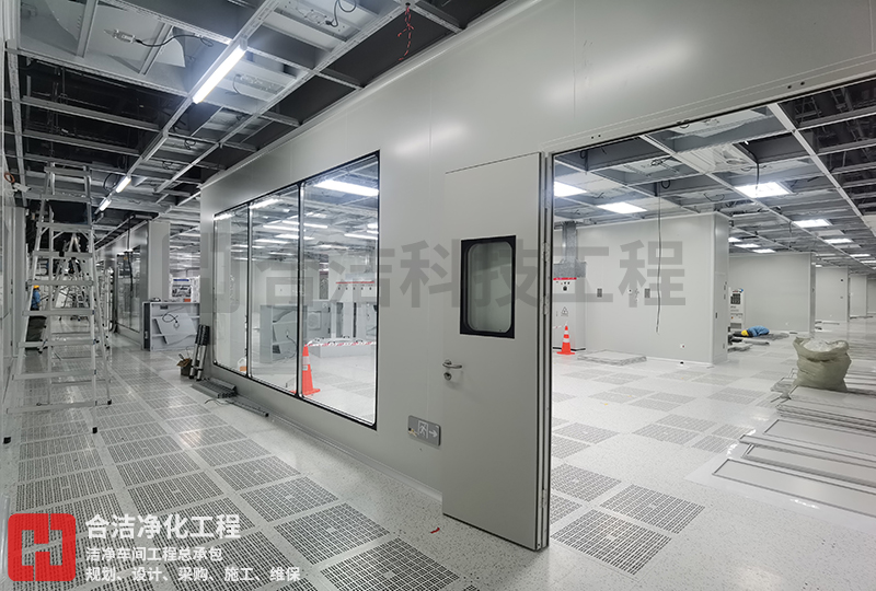 半導(dǎo)體凈化車間的圖片